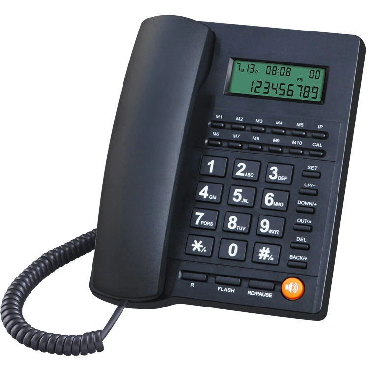 Multifunctional  speed buttons home office LED caller ID telephone
