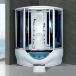 MY HOME  single and double person, integrated bathroom, shower, bathtub, massage, steam slate, glass sauna room