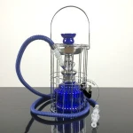 Mya hookah Bird cage pot Zinc alloy blue medium iron cage protection Hookah