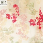 Nanyee Textile Novelty Flower Design Custom Embroidery Fabric