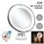 Import NEW 10x Magnifying Makeup Vanity Cosmetic Beauty Bathroom Round Mirror with LED Light Adjustable Make Up Tools from China