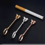 New Angel Fashion Cigarette Holder Ring Rack Metal Finger Clip Slim Cigarettes Smoking Accessories Smoker Jewelry Gift