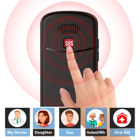 New Arrival 4G  Keypad Mobile Phone 1.77 inch Screen  4G  Feature Phone  with SOS Big Button 4g LTE  Bar phone   with Dock