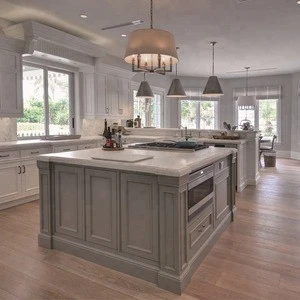 New arrival high end solid wood antique wood Kitchen Cabinet