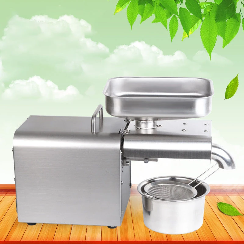 New Arrival Household Stainless Steel Temperature Control Seed Sunflower Small Olive Oil Press Machine