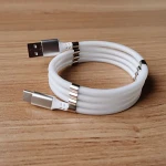 New Arrival Power Cables 2020 Hot Sale USB Charging Cable Self-Winding USB Cable