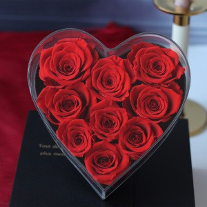 New Arrival Preserved Flowers Present Real Roses Carnations for 2020 Valentine&#39;s Day