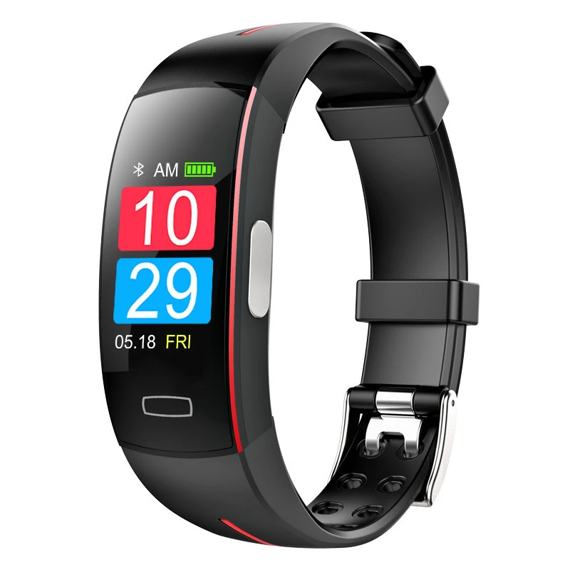 New arrival sport smart band temperature speaker ecg fit heart rate monitor waterproof with blood pressure monitor bracelet