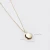 Import New Arrivals Custom Gold Pendant Women Statement Platinum Copper Alloy Onyx Jewelry Necklace from China