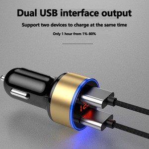New Arrivals Fast Charger 2 Port USB Car Charger
