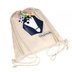 New Custom Design Cotton Sling Shoulder School Backpack Bag