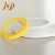 Import New design assorted color personalized ceramics spoon rest with silicone from China