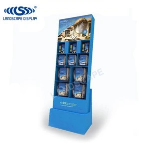New design cardboard CD display stand / cardboard display rack for DVD / floor display shelf for CD