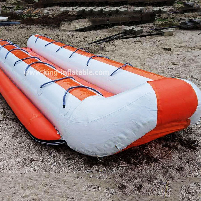 New Design Customized Commercial Double Row 14 Seats Inflatable Banana Boat