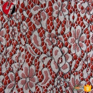 new design elegant type cotton viscose lace dress fabric D085