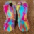 Import New design fur trim boots fur boot slippers faux fur boots from China