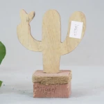 New Design gift artificial cactus bonsai table stone hotel decoration items decorative plants for living room home decor