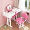 New design height adjustable study table and chair for kids students home furniture