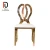 Import New Design Stainless Steel Hotel Chair Frame/Wedding Rose Gold Chair from China