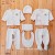 Import New Fashion High Quality Trendy 4pcs in 1 set 100% Organic Cotton Baby Infant Clothing Set OEM Wholesale Newborn Baby Gift Set from China