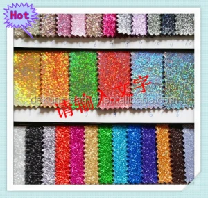 New hottest fine glitter synthetic leather