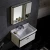 Import New modern design bathroom vanities with tops wash basin mirror cabinet aluminum bathroom cabinet with mirror cabinets sink from China