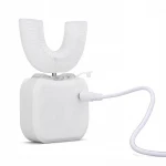 New Portable Technology Full Automatic Tooth Whitening Ultrasonic Electronic Toothbrush With U Type Brush Head