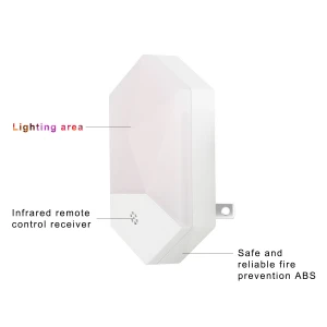 New PRO Home Lights Dimmable Adjustable RGB Colors Changing Remote Control LED Night Light Lamp