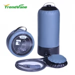 new products 3 Gallon (11 Liter) portable standing PVC solar pressure camping shower