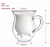 New Style Double Wall Glass Cup Mouth Blown Borosilicate Glass Cups 0.35 L