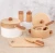 Import New style natural Beech wood cooking utensils toys Mini solid wood kitchenware toys Simulation toys wood kitchenware set from China