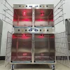 New Warm Lamp Power Supply Oxygen Chamber Cage Medical Laboratory Animal Cages Silver Small Stainless Steel Cage Breathable
