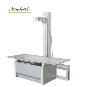Newheek DR Radiography table with four-way floating top and tube stand accept OEM brand