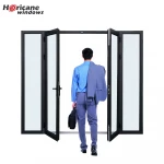 NFRC AS2047 standard custom residential aluminum single casement hinged glass security door