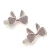Import Nice Simple Cartoon Grosgrain Ribbon Bow Hair Clip  Lovely Rose Gold Glitter Hair Pin Butterfly Hair Accessories from China