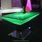 Nightclub LED Furniture Glowing Bar Table with 16 Colors Changeable