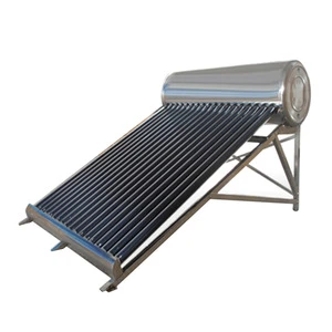 Non pressure 160L solar water heater with adjustable tubes and supports calentador solar