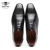 Import Novel Styles Pointed Toe Front Strap Men Dress Genuine Leather Wedding Shoes from China