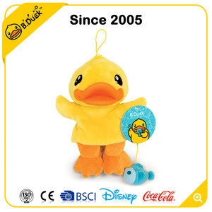 Novelty plush animal shaped costume puppet dancing duck puppets hot sale