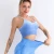 Import Nylon Spandex Wholesale Custom Logo Women Active Wear Sexy Back Top Fitness Ladies Sports Yoga Bra from China