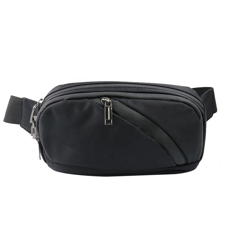 Odorless Lockable Waist Pack No Smell Fanny Pack with Carbon Lined Hide Smelly Pouch in Black