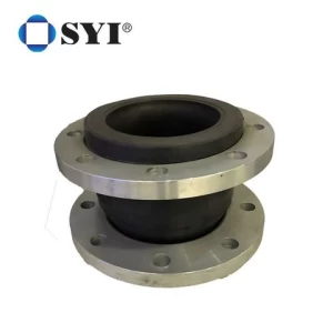 OEM Flanged Connector Coupling Pipeline Single Sphere Epdm Compensator Flexible Rubber Expansion Joint