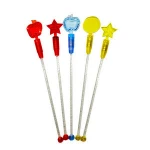 OEM Plastic Light Up Flashing LED Stirrer, Bar Tools for Party, Cocktail Stirrer