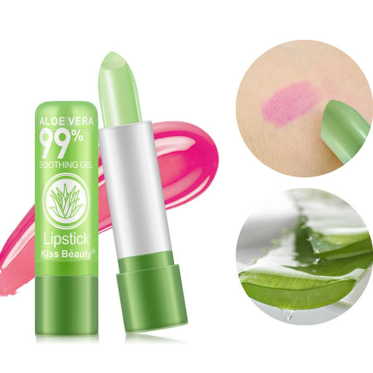 OEM Wholesale Organic natural Moisturizing aloe vera lipstick