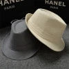 OEM&ODM juzz hat supplier good quality summer men paper straw hat fedora