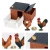Import Oenux Wholesale PVC Animal Toy Farm Zoo Set Hen Rabbit Sheep Dog Action Figures Cute Poultry Miniature Model from China