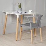 Office Desks Vanity Makeup Decor White Modern Set Standing Home Wooden Furniture Gaming Study Laptop Computer Table Office Desks