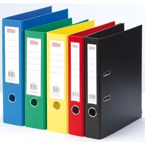 Office supplies wholesaler customized folder clip paper file folder a4 size stationery box file lever arch files