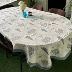 Open Hand Block Printed Cotton Wedding Table Cloth Embroidered For Sale Best Quality Indian Material tables Cloth and Napkins