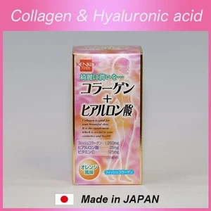 Orange flabor containing hyaluronic acid collagen supplement , representative agent wanted